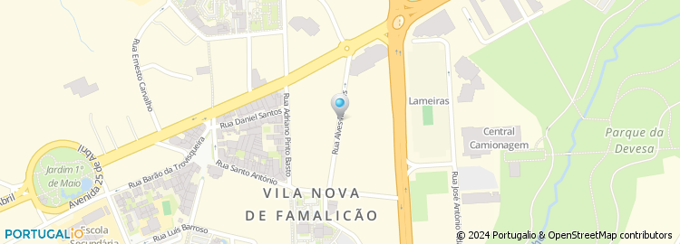 Mapa de Francisco Bessa Pinto Cardoso & Cia., Lda