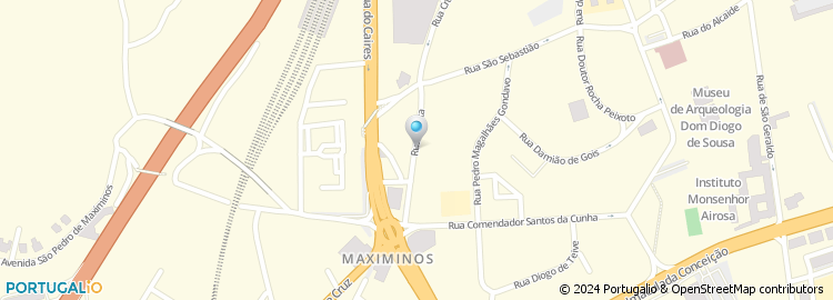 Mapa de Francisco & Raimundo Machado - Motos, Lda