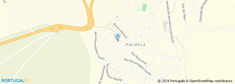 Mapa de Freguesia de Palmela