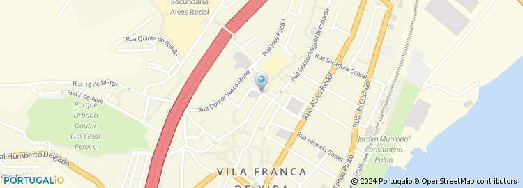 Mapa de Freguesia de Vila Franca de Xira