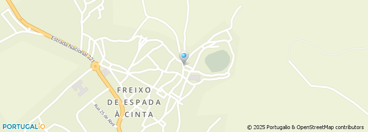 Mapa de Rua do Carril de Baixo