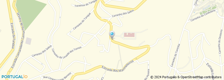 Mapa de Caminho Portada de Santo António