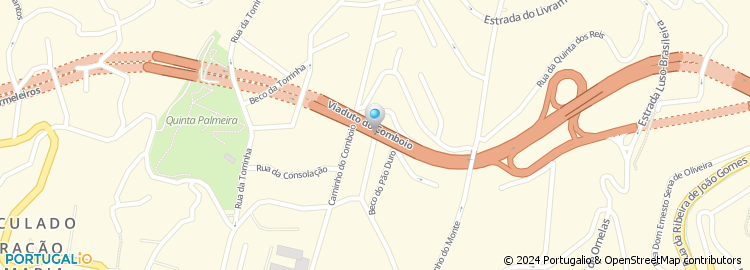 Mapa de Rua Levada Santa Luzia