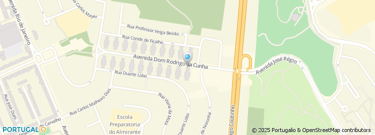 Mapa de Fundação Adolfo Vieira de Brito
