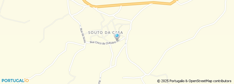 Mapa de Rua 5 de Outubro