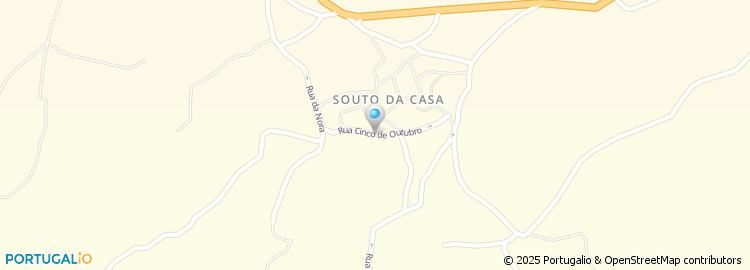 Mapa de Rua Abade Souto da Casa