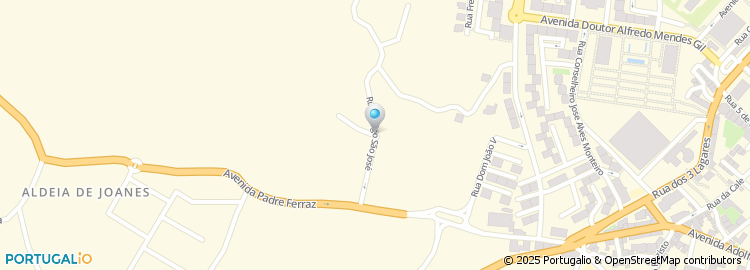 Mapa de Rua do Abrigo de São José Beco 1