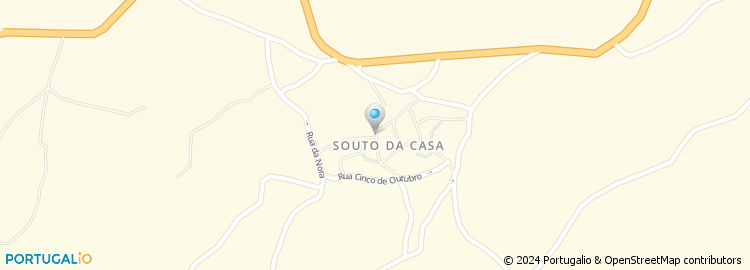Mapa de Rua António José Saraiva