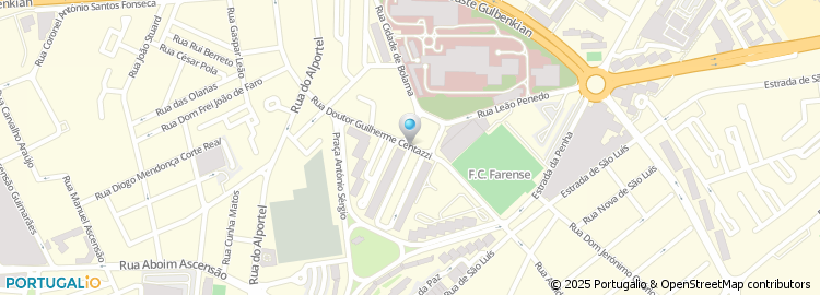 Mapa de Gab. de Apoio Tec. de Faro
