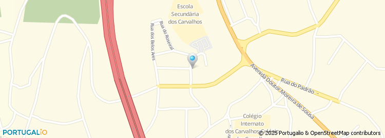 Mapa de Gaconica - Gab. de Contabilidade Informática dos Carvalhos, Lda