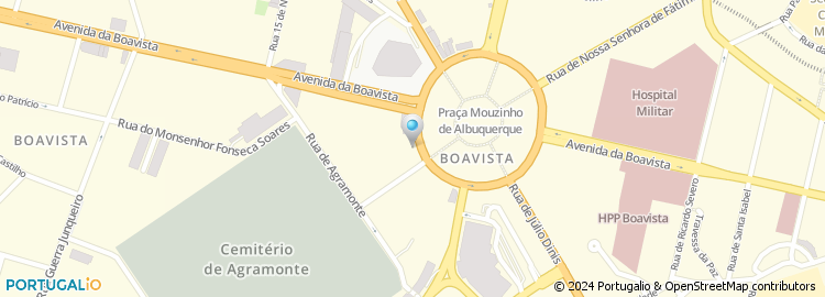 Mapa de Gaes, Boavista - Porto