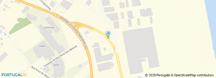 Mapa de Gaiagest - Sociedade Gestora Imobiliaria Industrial e Comercial Lda