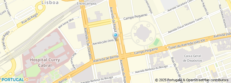 Mapa de Galileu Galilei - Soc. de Comunicação, Lda