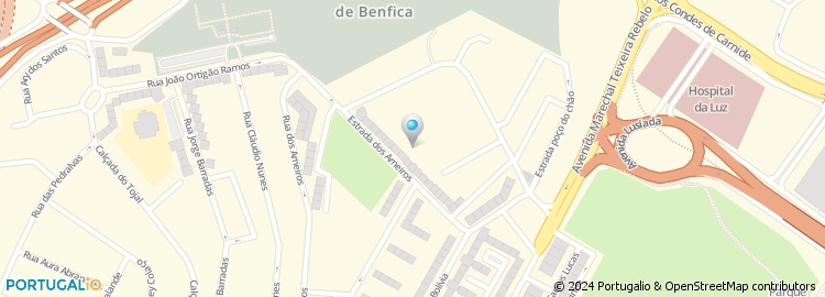 Mapa de Galp - Gas de Benfica
