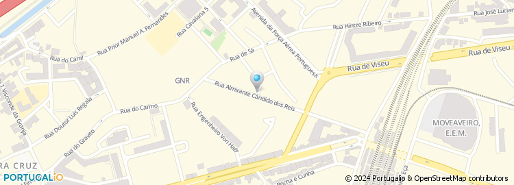 Mapa de GAMA - Grande Area Metropolitana de Aveiro