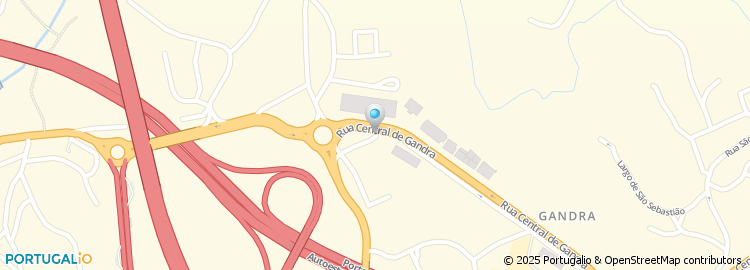 Mapa de Gandraburguer - Actividades Hoteleiras Lda