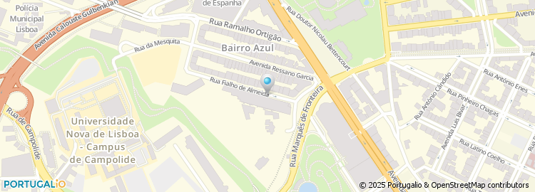 Mapa de Garagem Bairro Azul, Lda