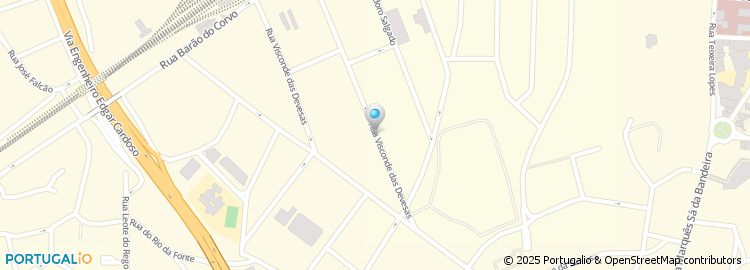 Mapa de Garagem Recolha Automóveis Jose & Juvandes, Lda