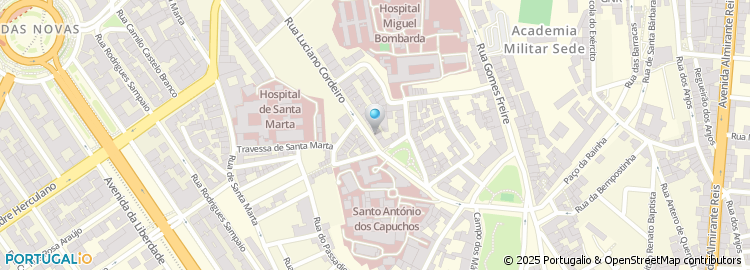 Mapa de Garagem Santo António dos Capuchos, Lda