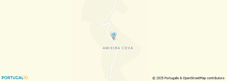 Mapa de Amieira Cova