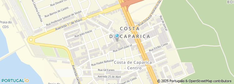 Mapa de Geladaria Caparica Tomaris, Lda