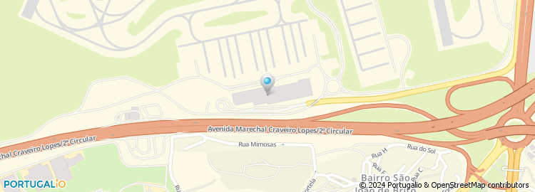 Mapa de Geostar, Aeroporto de Lisboa