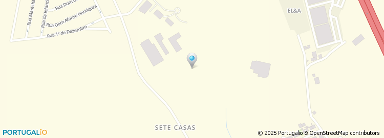 Mapa de Ginasio das Sete Casas, Lda