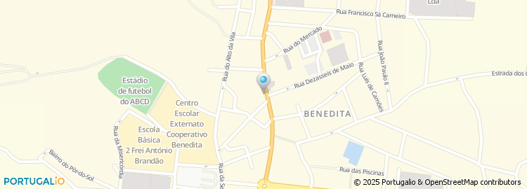 Mapa de Girandola, Benedita