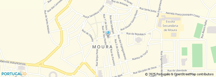Mapa de Girandola, Moura