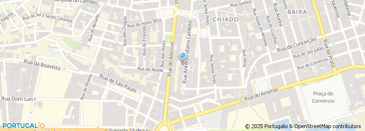 Mapa de Glam Factory, Lda