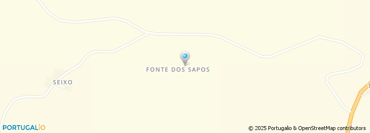 Mapa de Fonte dos Sapos