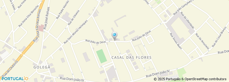 Mapa de Rua João de Deus