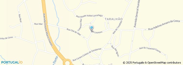 Mapa de Largo da Pedreira de Vilar