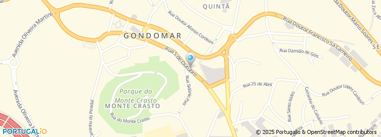 Mapa de Rua 5 de Outubro