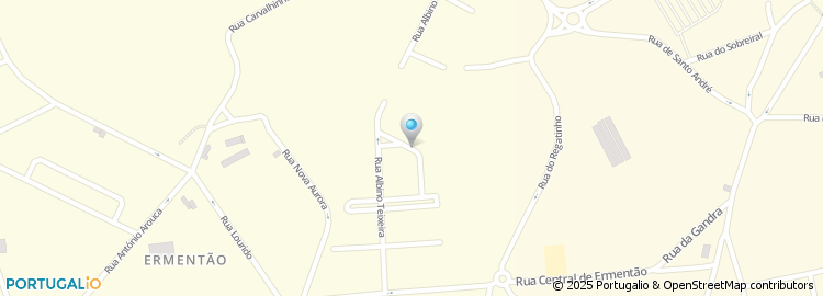Mapa de Rua Albino Teixeira