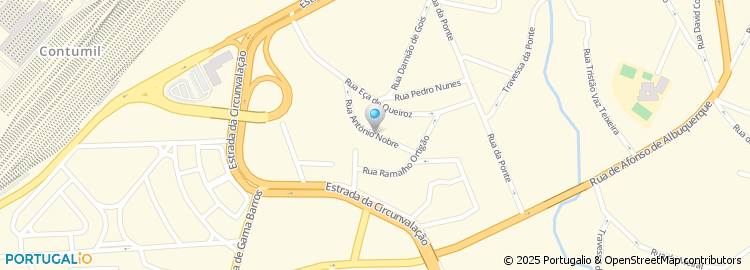 Mapa de Rua António Nobre