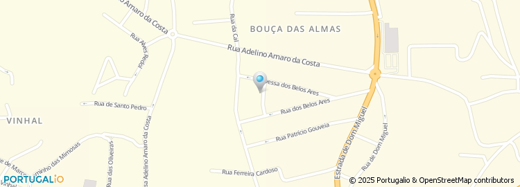 Mapa de Rua Central de Belos Ares