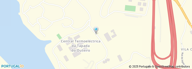 Mapa de Rua da Termoeléctrica