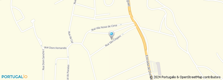 Mapa de Rua de São Crispim