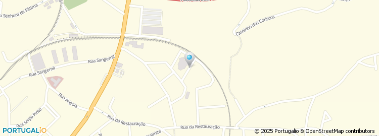 Mapa de Rua de São Francisco Xavier