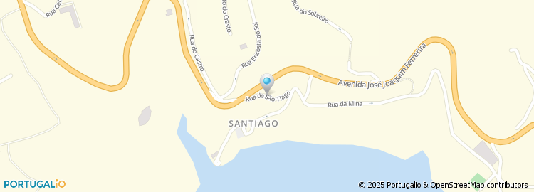 Mapa de Rua de São Tiago