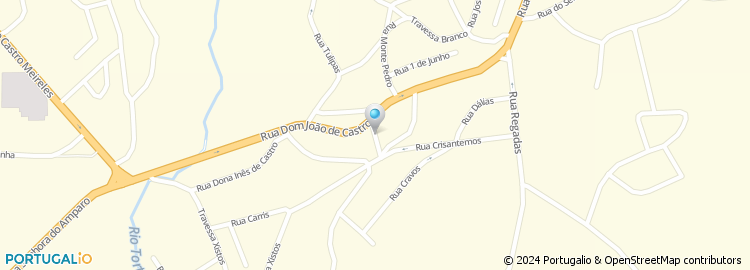 Mapa de Rua de Vale Ferreiros