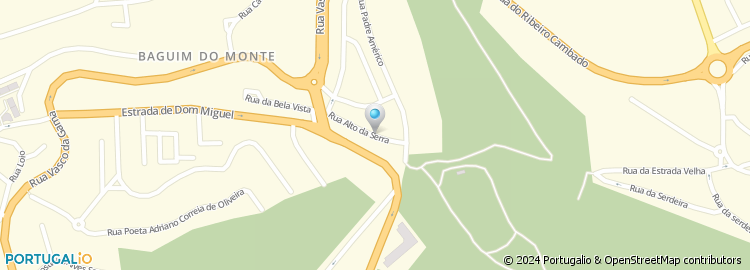 Mapa de Rua do Alto da Serra