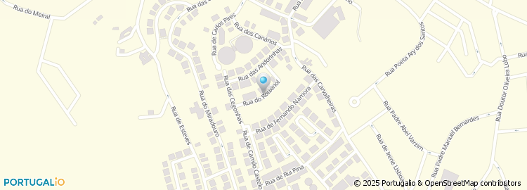 Mapa de Rua do Roxinol