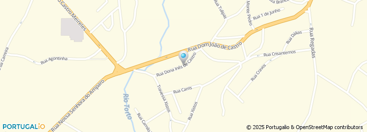 Mapa de Rua Dona Inês de Castro