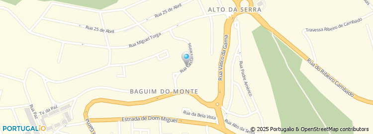 Mapa de Rua dos Castanheiros