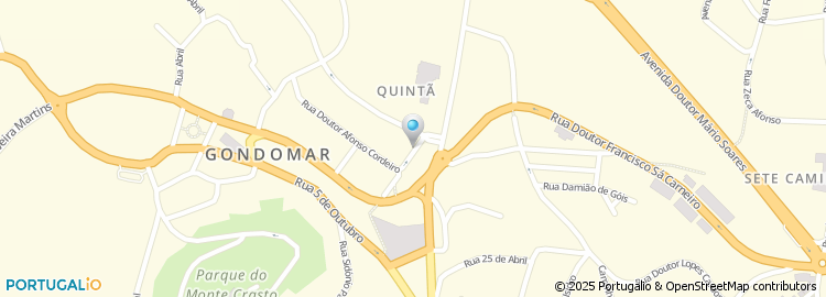 Mapa de Rua Doutor Afonso Costa