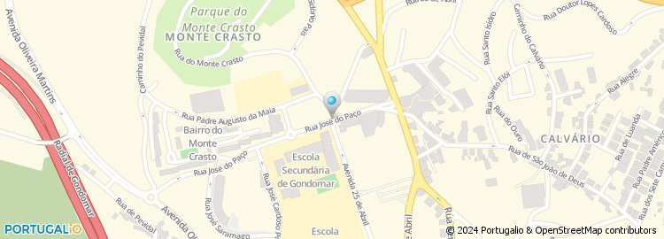 Mapa de Rua Doutor António José Almeida