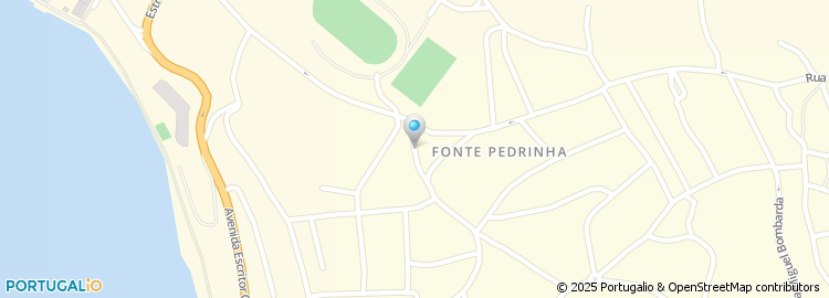 Mapa de Rua Fonte Pedrinha