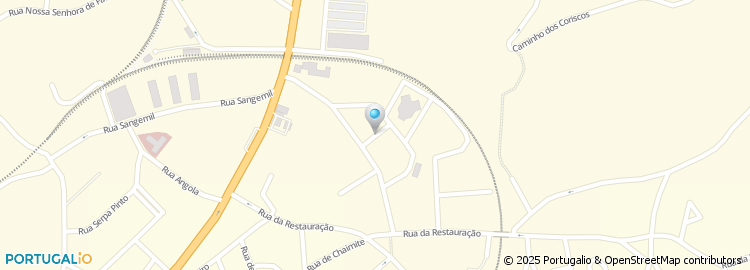 Mapa de Rua Garcia de Resende